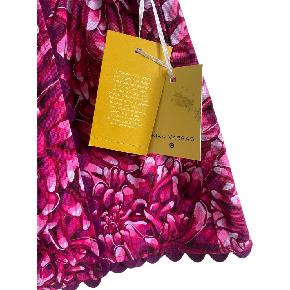 Kika Vargas Floral Print Faux Wrap Skirt - Picture 4 of 5